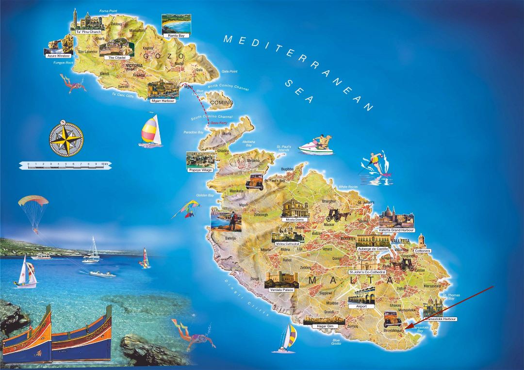 Ritiro e riconsegna della barca - Noleggio barche a vela a Malta - Tour in barca e servizi di ristorazione